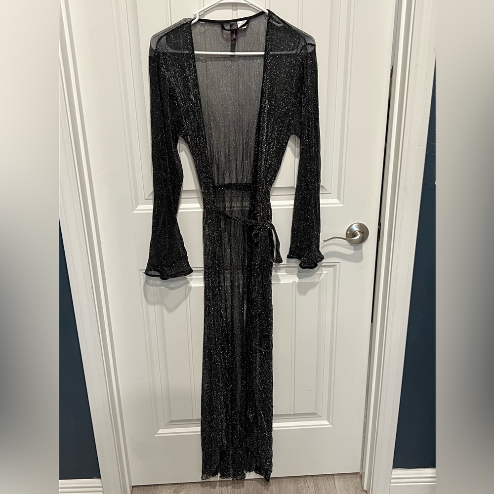 Sparkly sheer cover up NWOT